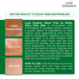 Luxe Organix Shine Free 3x Matte Ultra Fine Mist 80ml