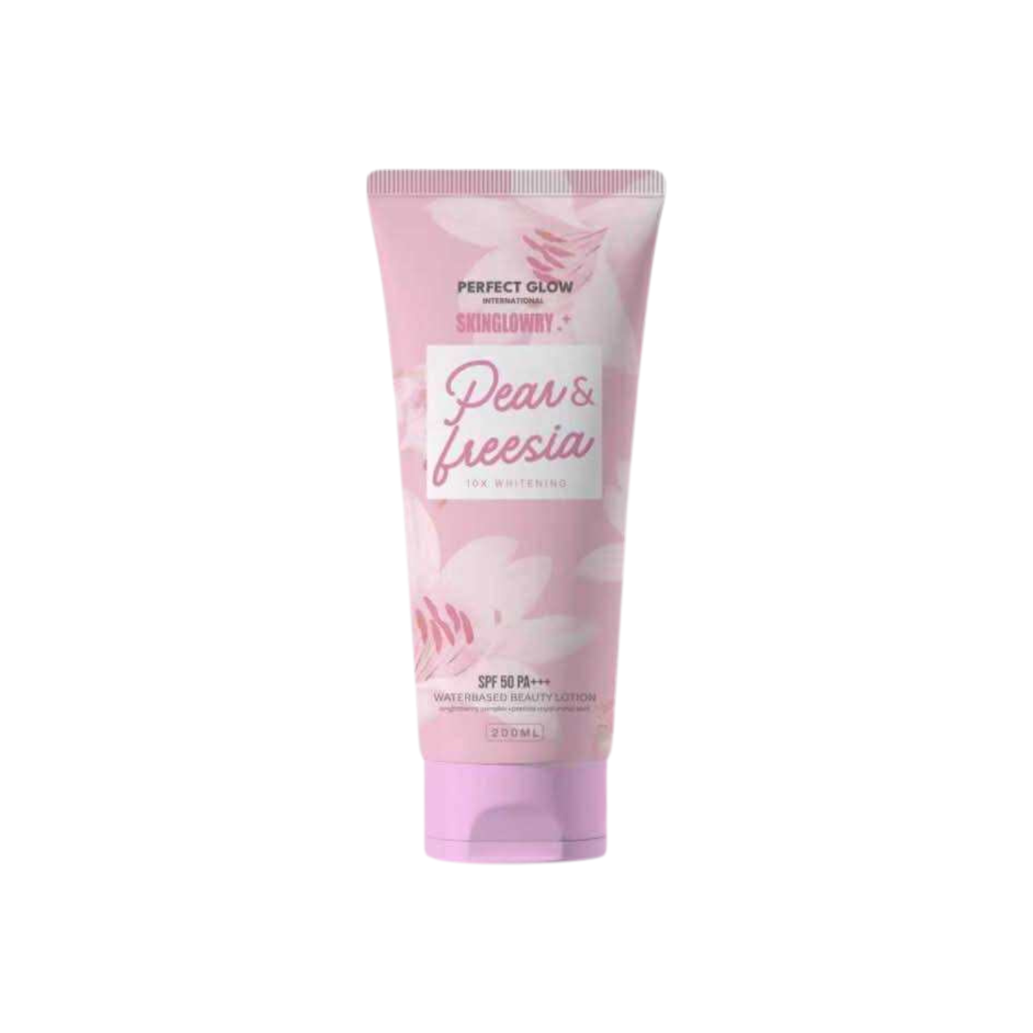Perfect Glow Skin Glowry Pear and Freesia 10X Whitening SPF 50 PA+++ Waterbased Beauty Lotion