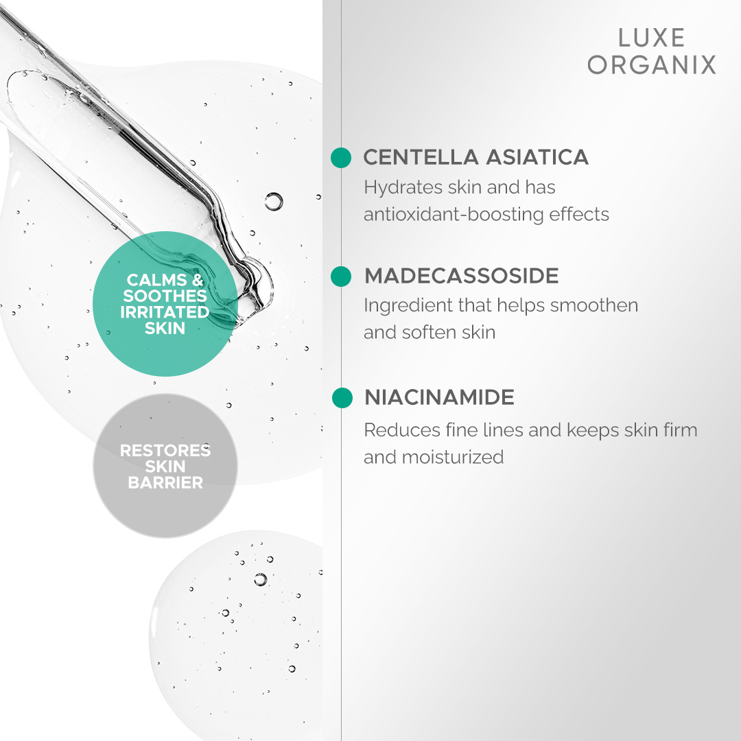 Luxe Organix Cica Rescue Gentle Brightening Serum