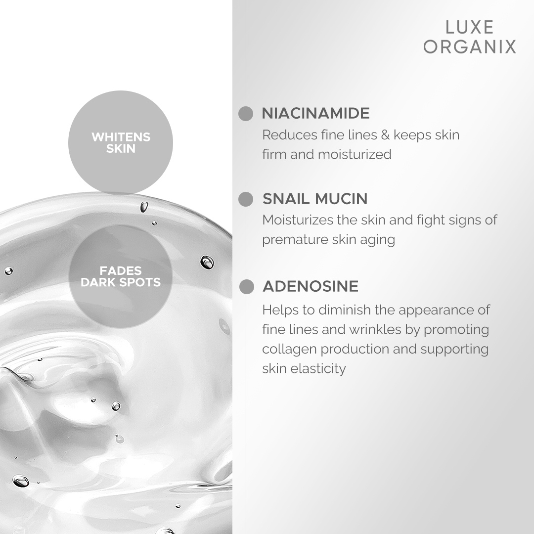 Luxe Organix Whitening Repair Ultra Light Glow Moisturizer
