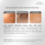 Luxe Organix Whitening Repair Ultra Light Glow Moisturizer