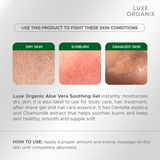 Luxe Organix Aloe Vera  Soothing Gel 300ml