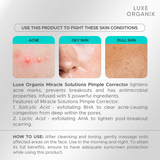 Luxe Organix Miracle Solutions Acne Derm+ Pimple Corrector