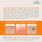 Luxe Organix 5-in-1 UV Pro Whitening Serum Sunscreen SPF 50 PA+++ 40ml