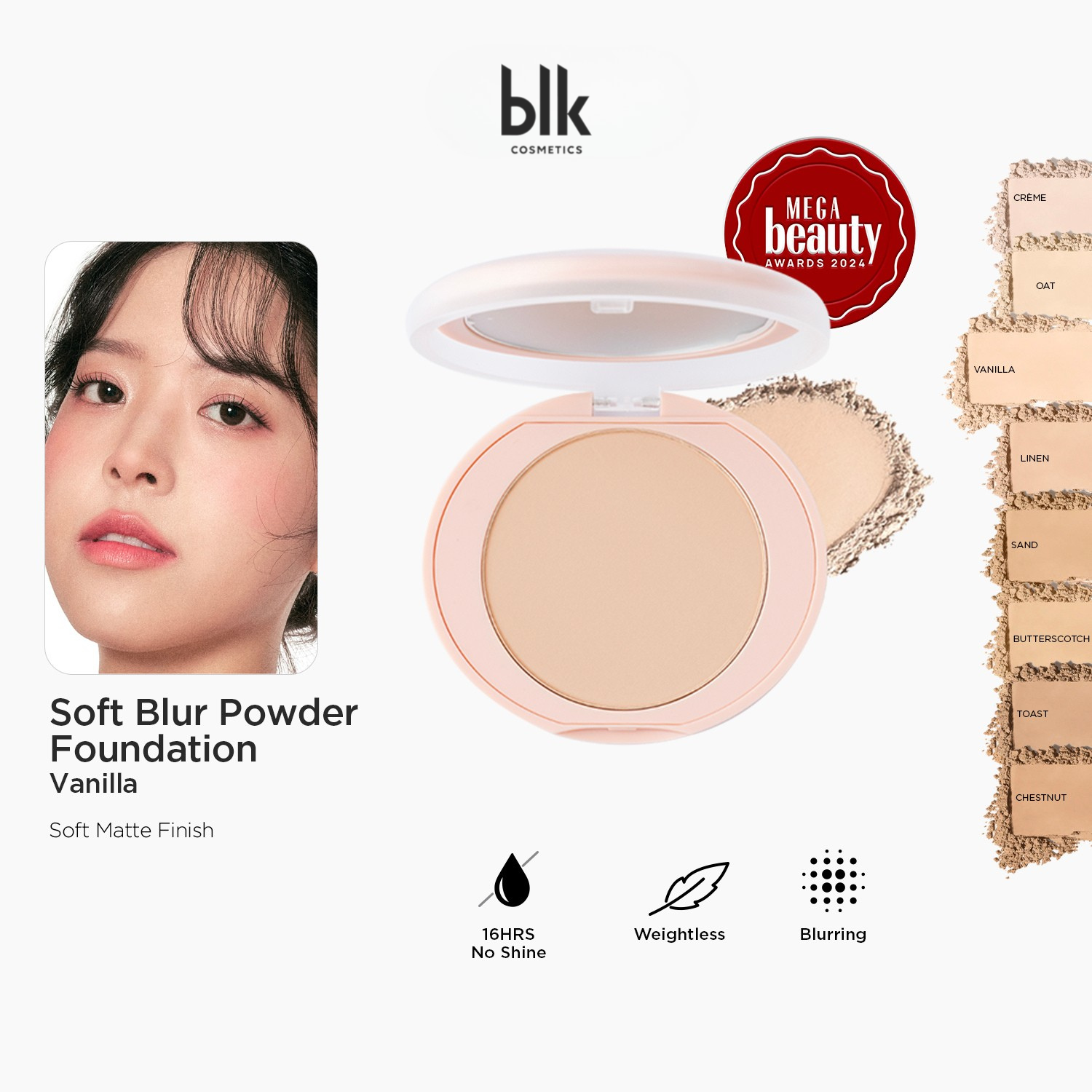 BLK Cosmetics Daydream Soft Blur Powder Foundation