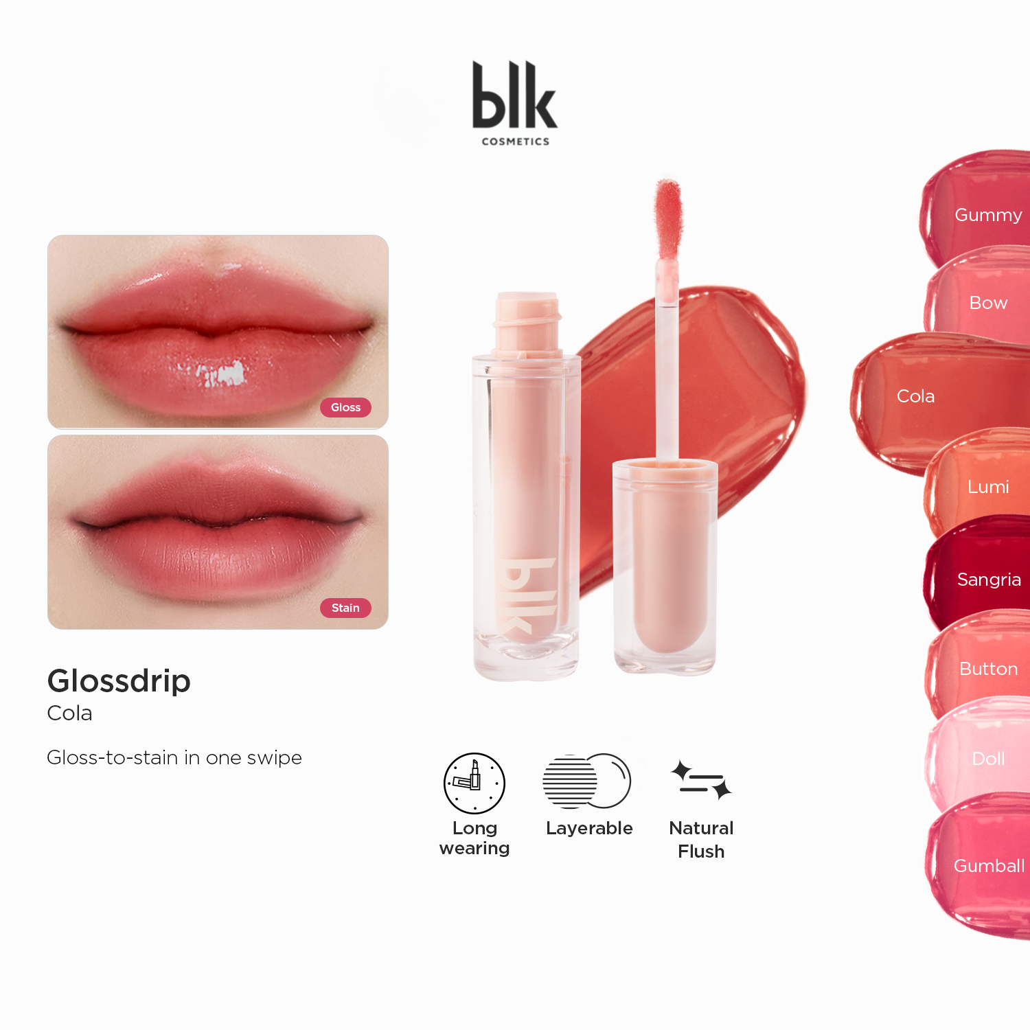 BLK Cosmetics Glossdrip