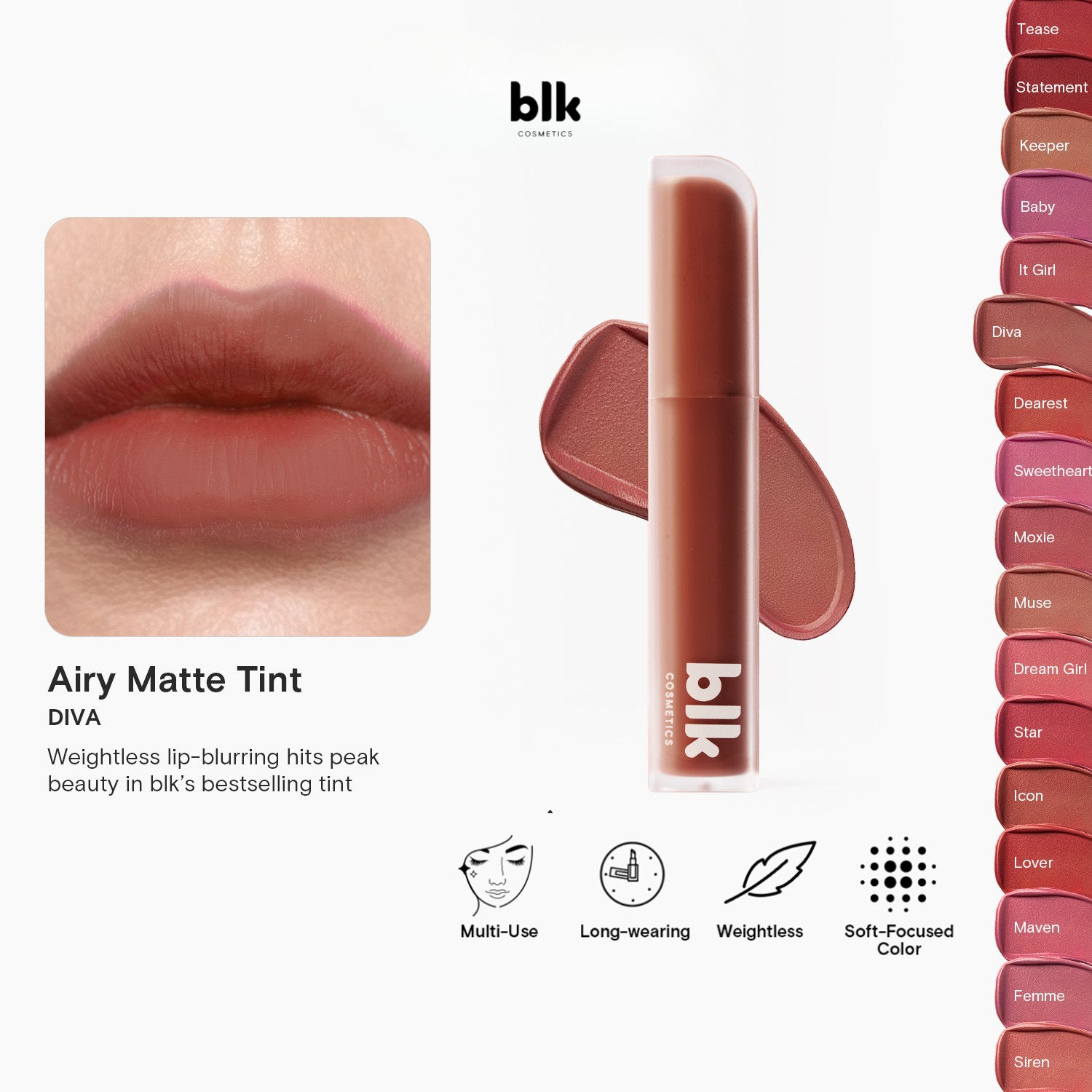BLK Cosmetics Daydream Airy Matte Tint
