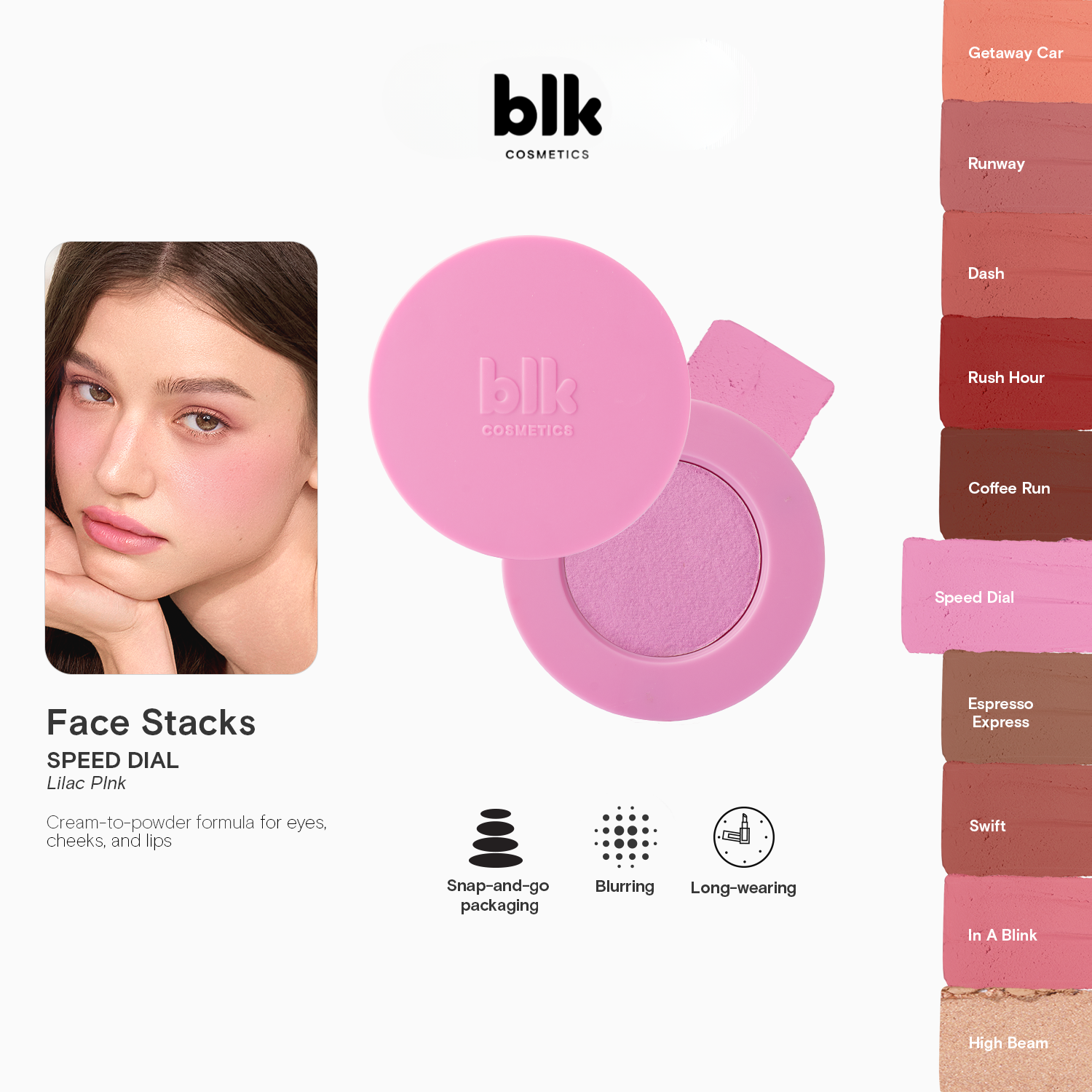 BLK Cosmetics Face Stacks