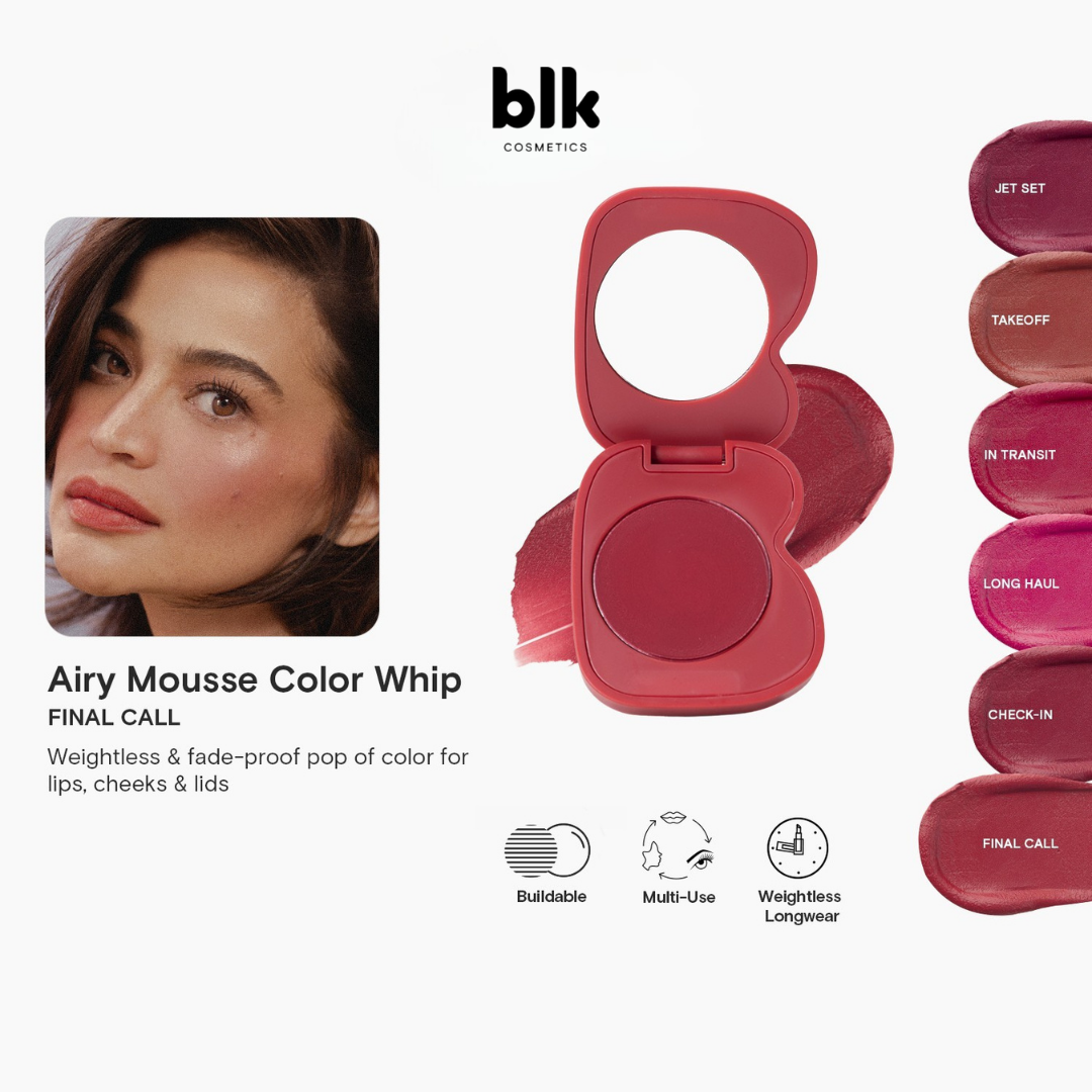 BLK Cosmetics Travels Air Mousse Color Whip