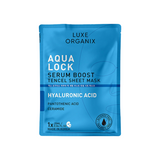 Luxe Organix Aqua Lock Serum Boost Sheet Mask 25ml
