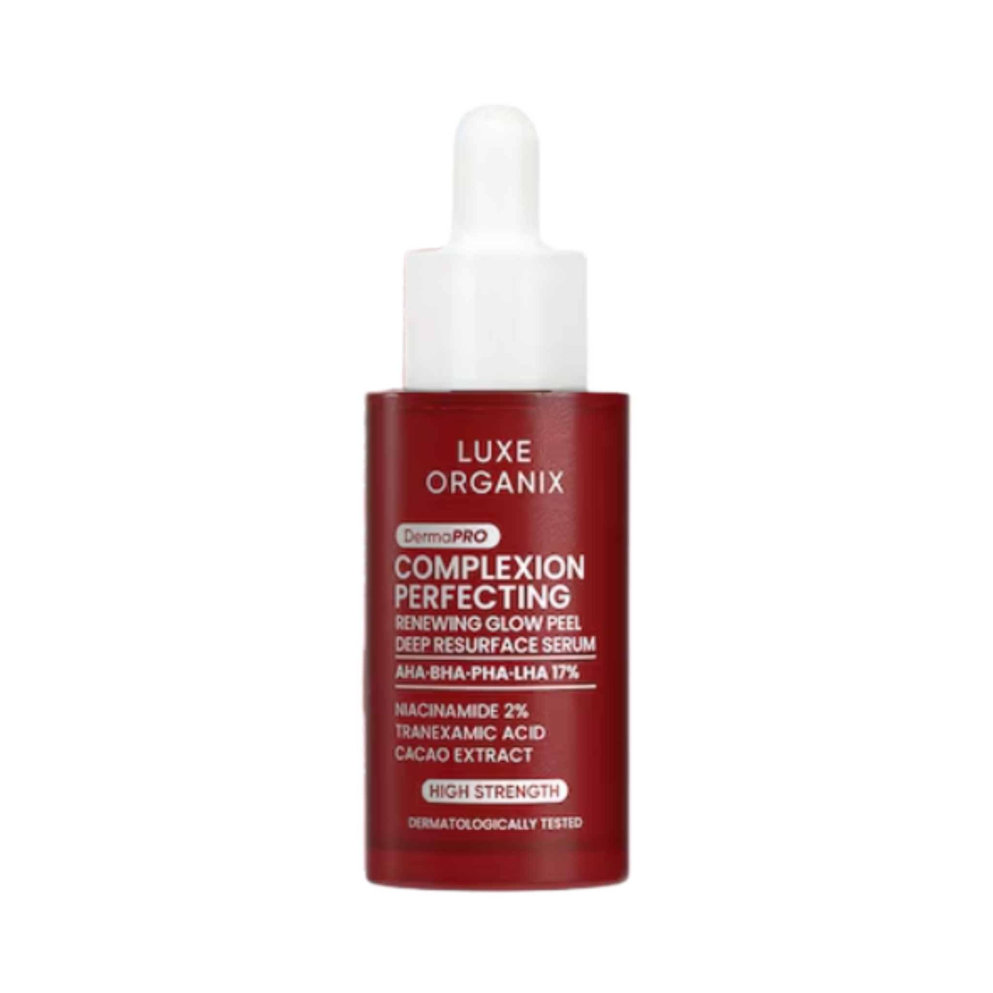 Luxe Organix DermaPRO Complexion Perfecting Renewing Glow Peel Deep Resurface Serum