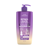 Luxe Organix Retinol + Gluta Youthful Radiance Whitening Serum Perfume Infused Body Wash 1000g
