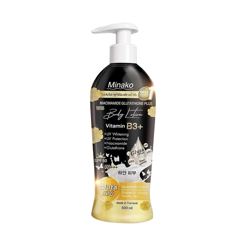 Minako Niacinamide Glutathione Plus Body Lotion