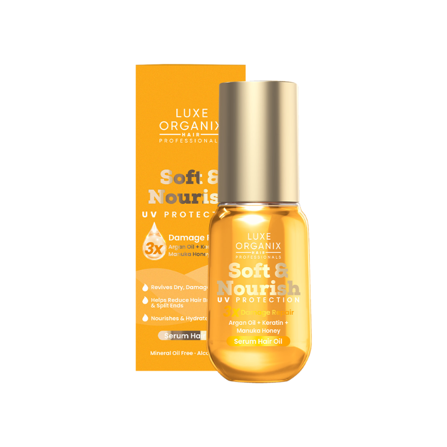 Luxe Organix Soft and Nourish 3X Damage Repair Serum Hair Oil