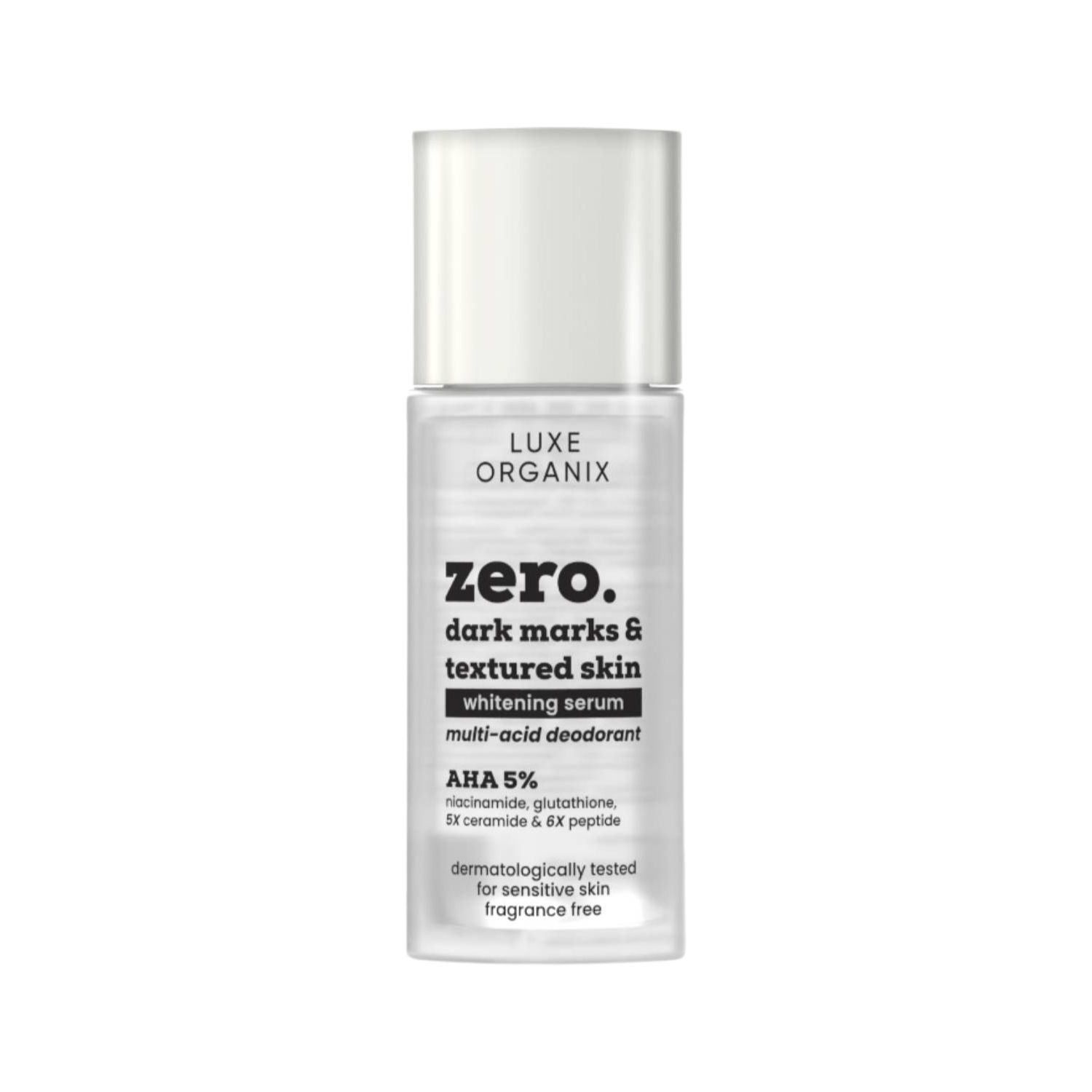Luxe Organix Zero Dark Marks & Textured Skin Whitening Multi-Acid Serum Deodorant For Sensitive