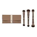 BLK Cosmetics Travels Pouch and Brush Set