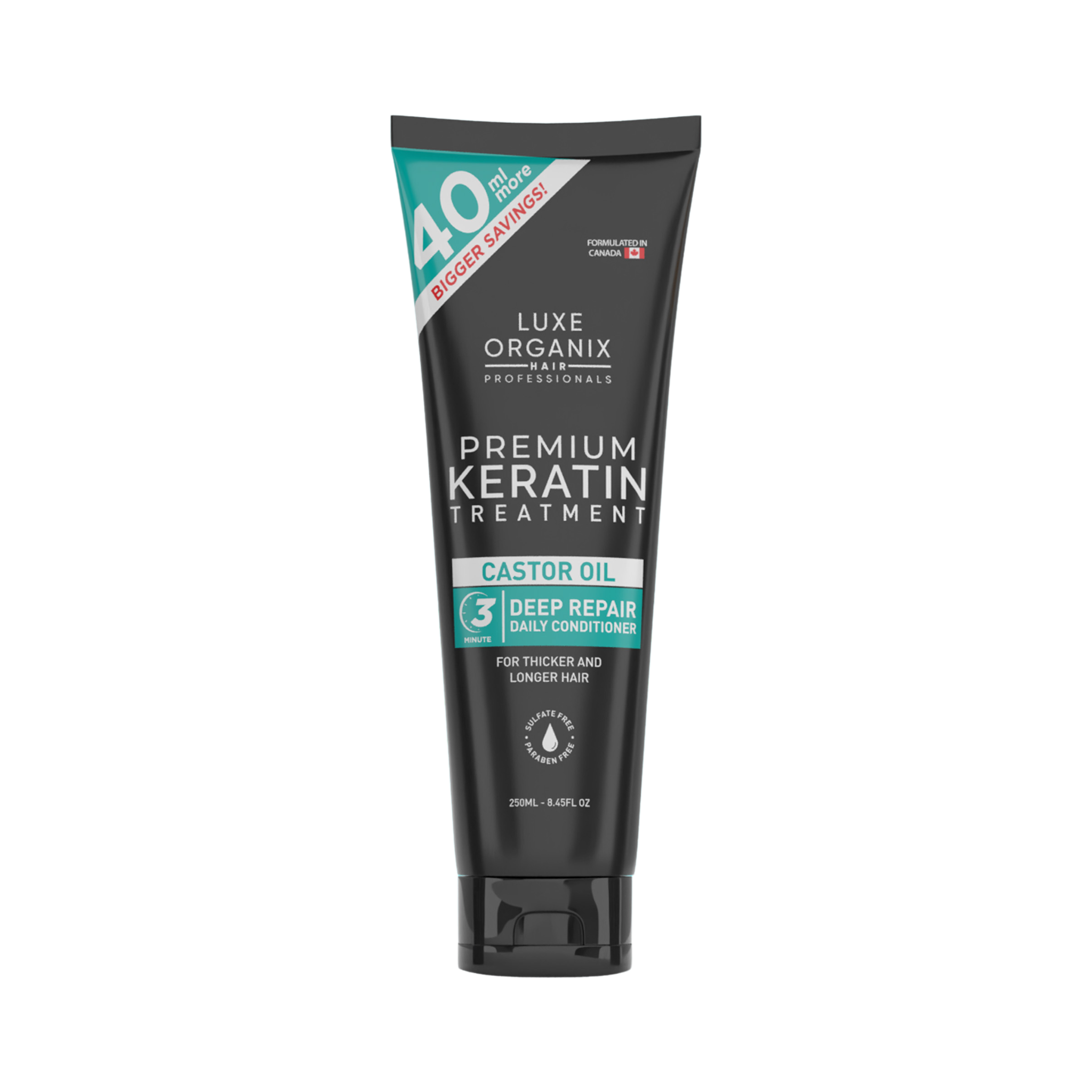 Luxe Organix Premium Keratin Treatment Castor Oil 250ml