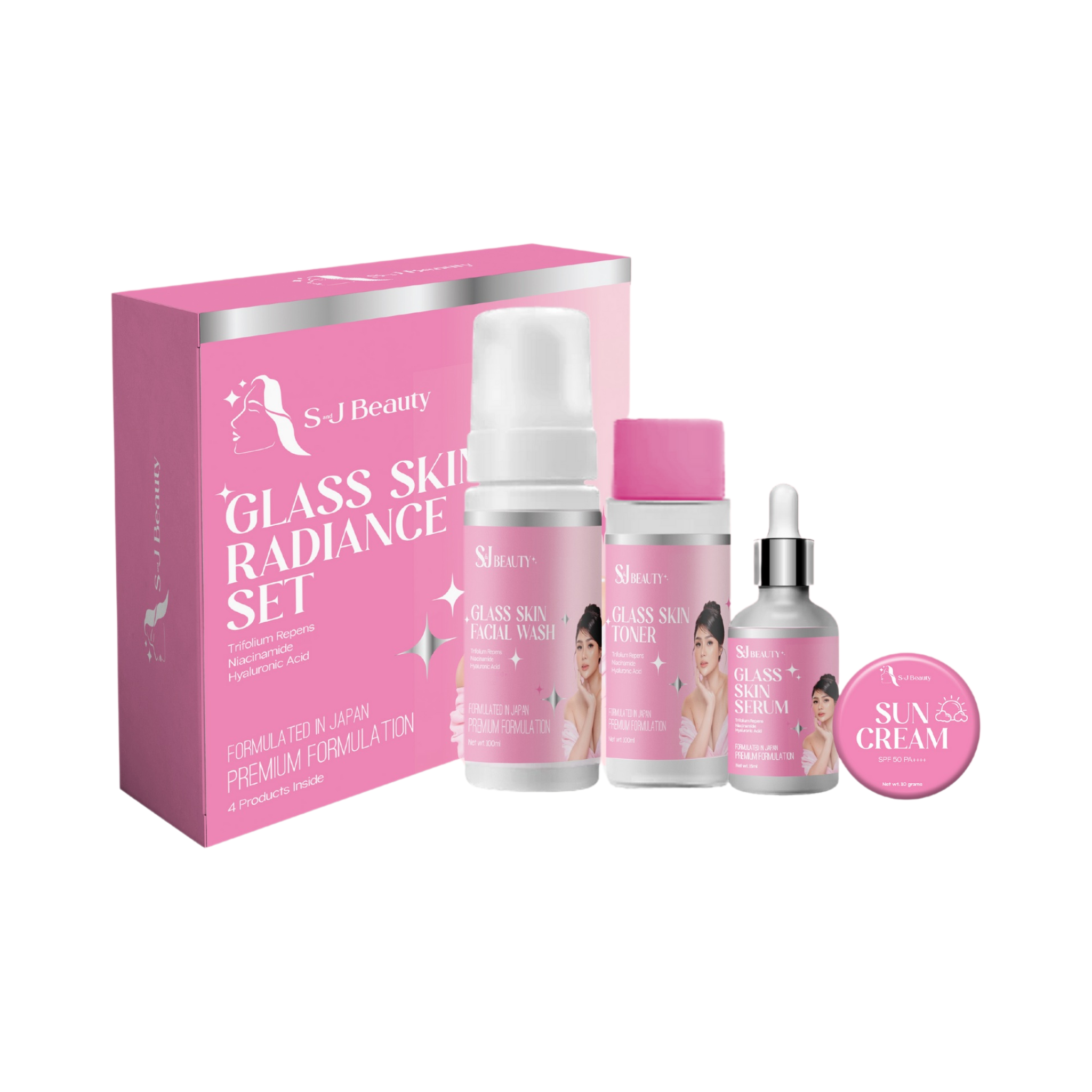 S and J Beauty Glass Skin Radiance Set