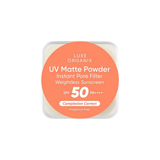 Luxe Organix UV Matte Powder Instant Pore Filter Weightless Sunscreen SPF50 PA++++ Complexion Correct