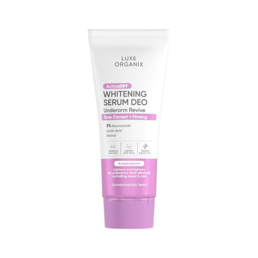Luxe Organix ActiveDry Whitening Serum Deodorant Underarm Revive
