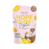 Luna Aura Hope Glow Crystal DTX Mango Coconut Chia Fiber drink