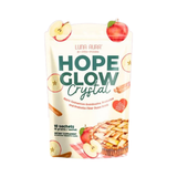 Luna Aura Hope Glow Crystal Apple Cinnamon Kombucha, Probiotic and Prebiotic Fiber Juice Drink