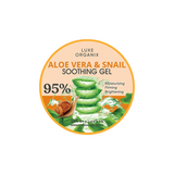 Luxe Organix Aloe Vera & Snail Soothing Gel 95% 300ml