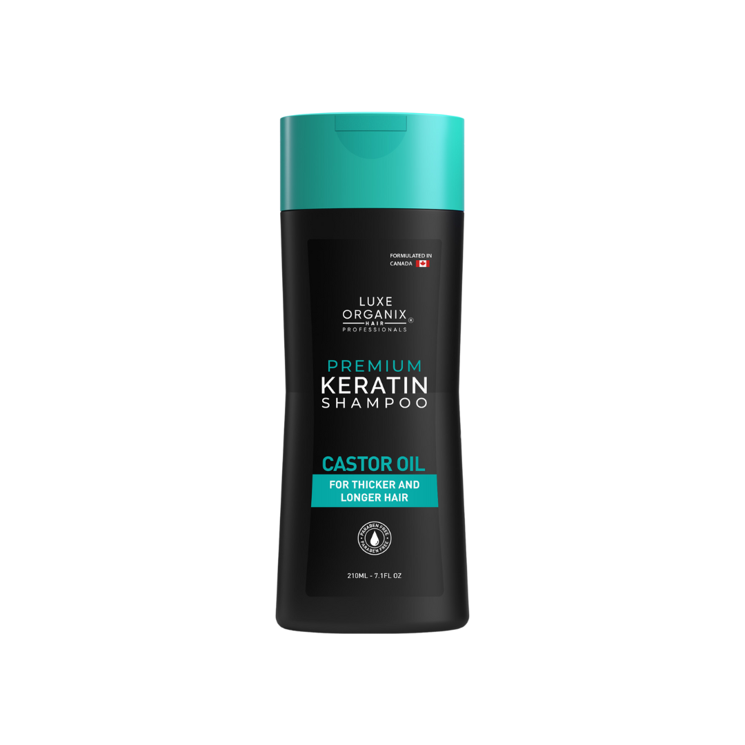 Luxe Organix Premium Keratin Castor Oil Shampoo 210ml