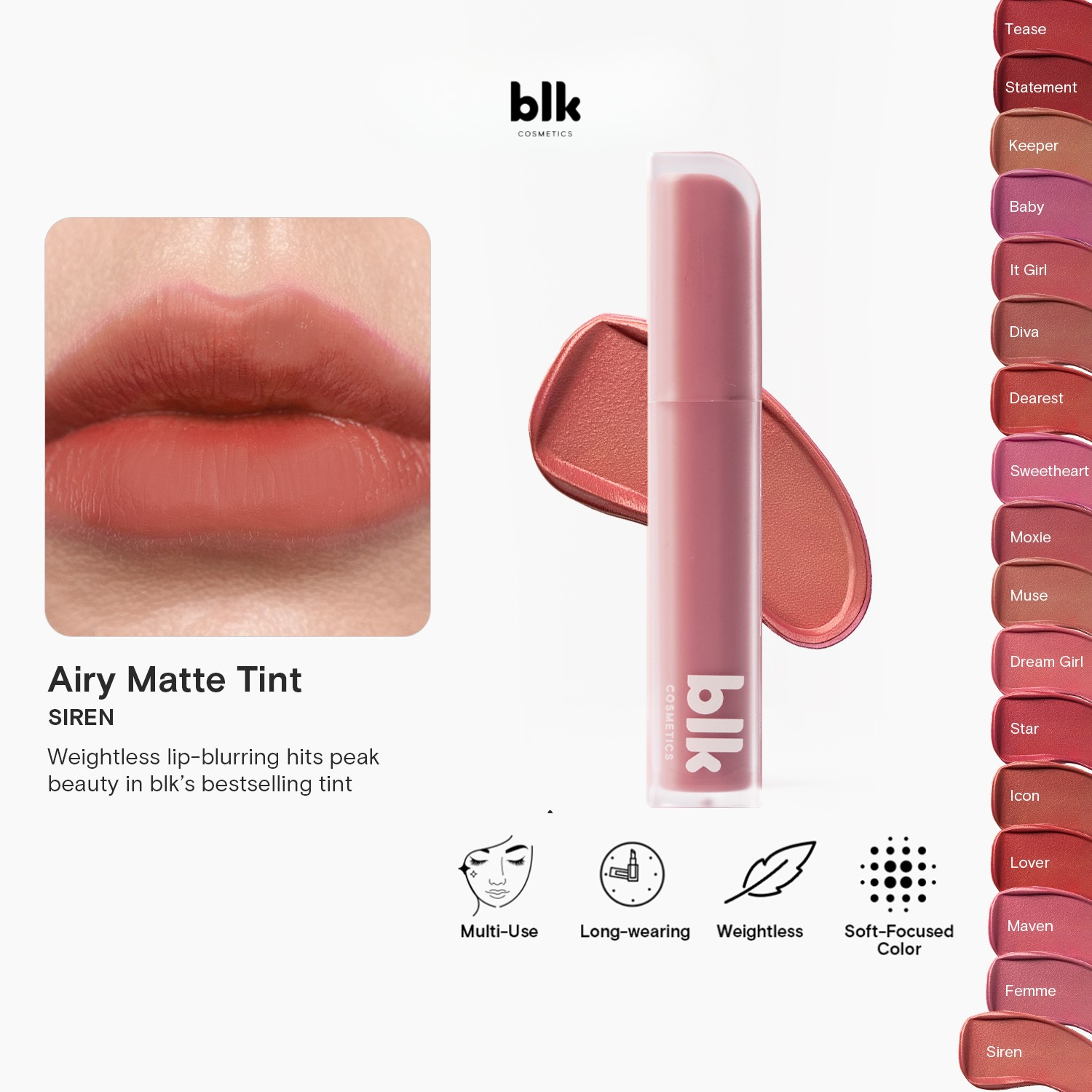 BLK Cosmetics Daydream Airy Matte Tint