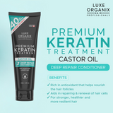 Luxe Organix Premium Keratin Treatment Castor Oil 250ml