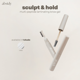 Absidy Beauty Sculpt & Hold Multi-Peptide Laminating 3in1 Brow Gel in Clear