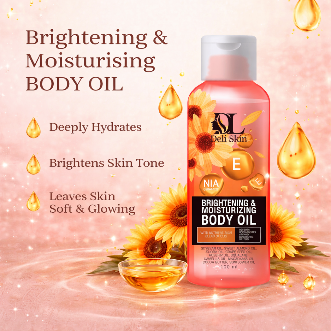 Deli Skin Brightening and Moisturising Body Oil