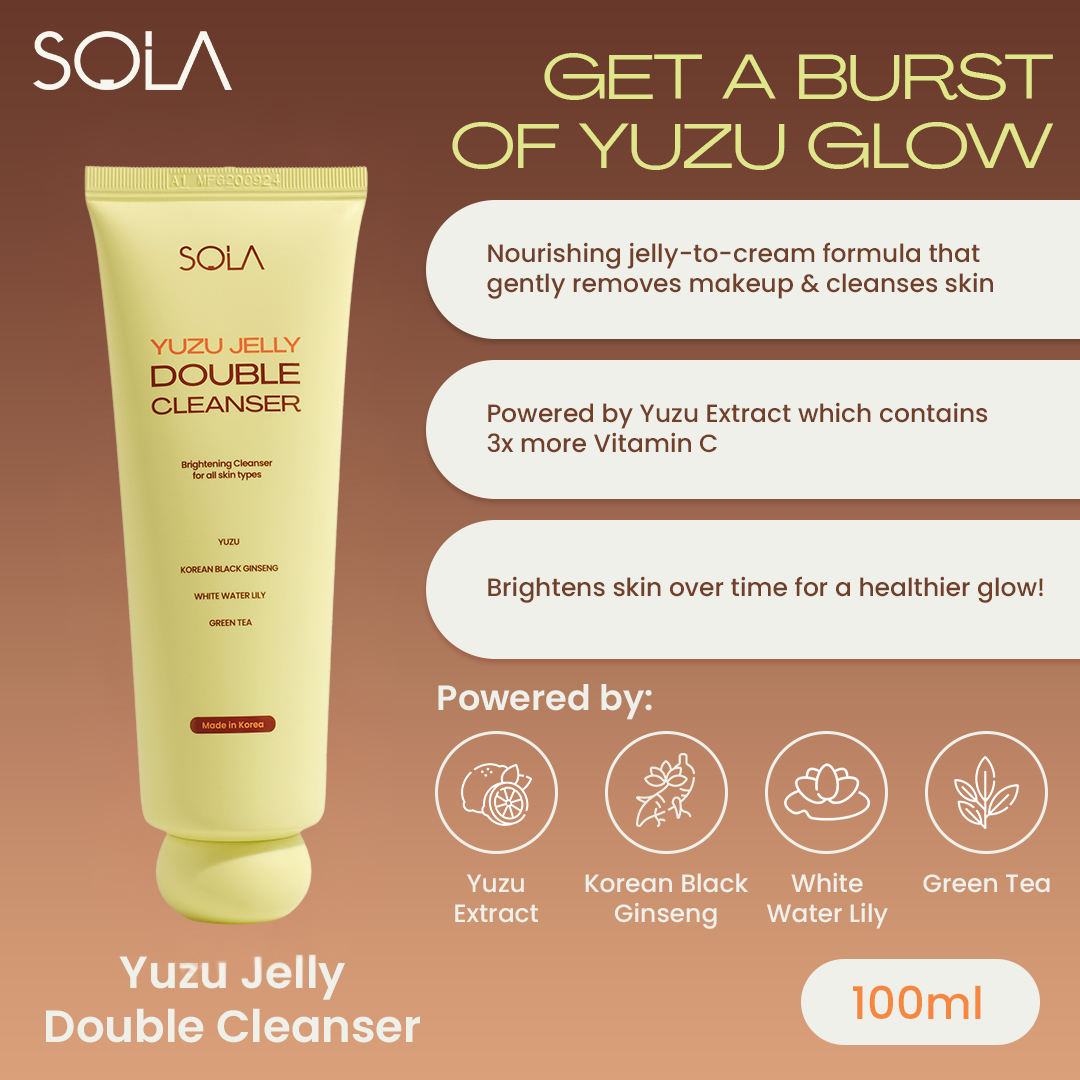 Sola Beauty Yuzu Burst Jelly Double Cleanser 100ml