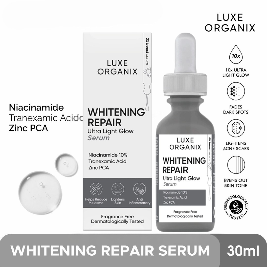 Luxe Organix Whitening Repair Serum Niacinamide 10% 30ml