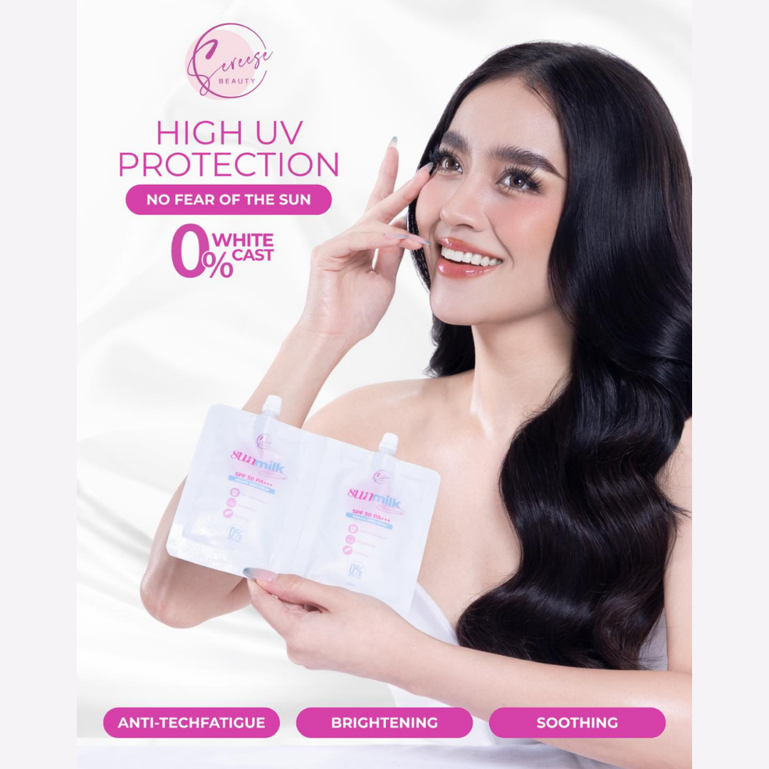 Sereese Beauty Sun Milk Sunscreen SPF50 PA+++ Broad Spectrum
