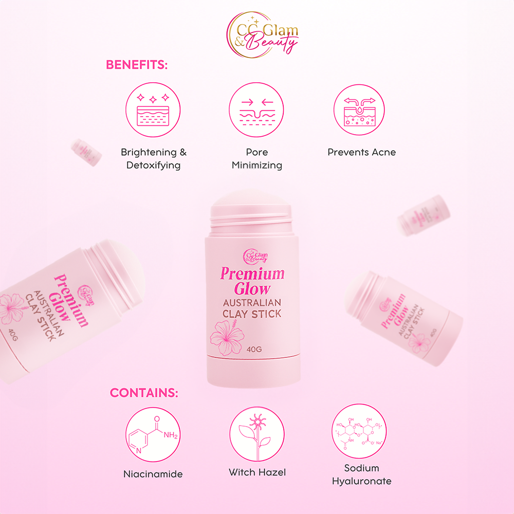 CC Glam & Beauty Premium Glow Australian Clay Stick