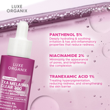 Luxe Organix DermaPRO Melasma Clear 300 Liquid Microneedle Spicule Bright Serum