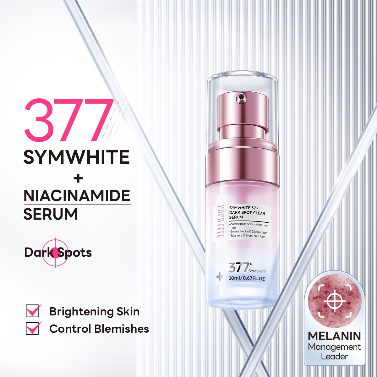 Papa Feel SymWhite 377 Dark Spots Clear Serum