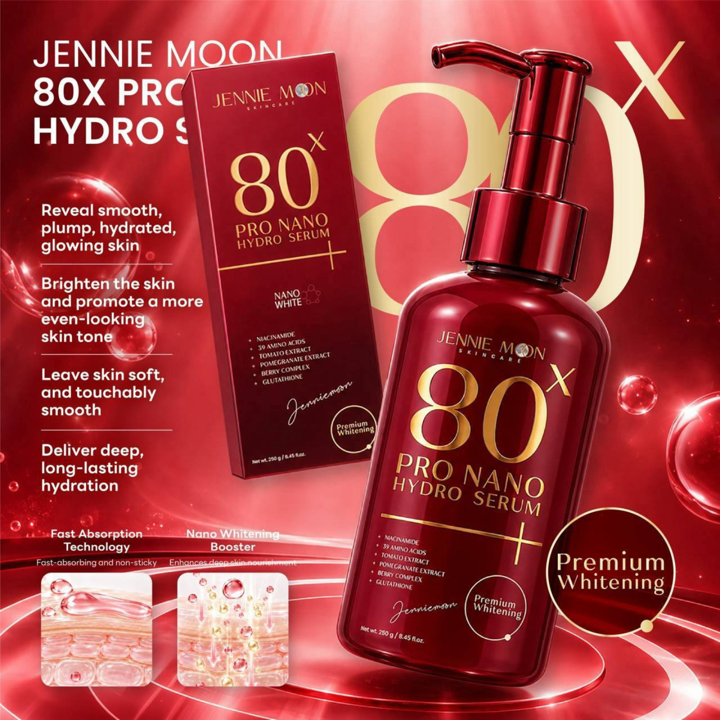 Jennie Moon 80X Pro Nano Hydro Serum