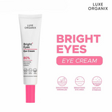 Luxe Organix Bright Eyes Eye Cream 80% Galactomyces 15g