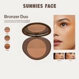 Sunnies Face Healthy Touch Bronzer Duo [Two-Tone Powder Bronzer]