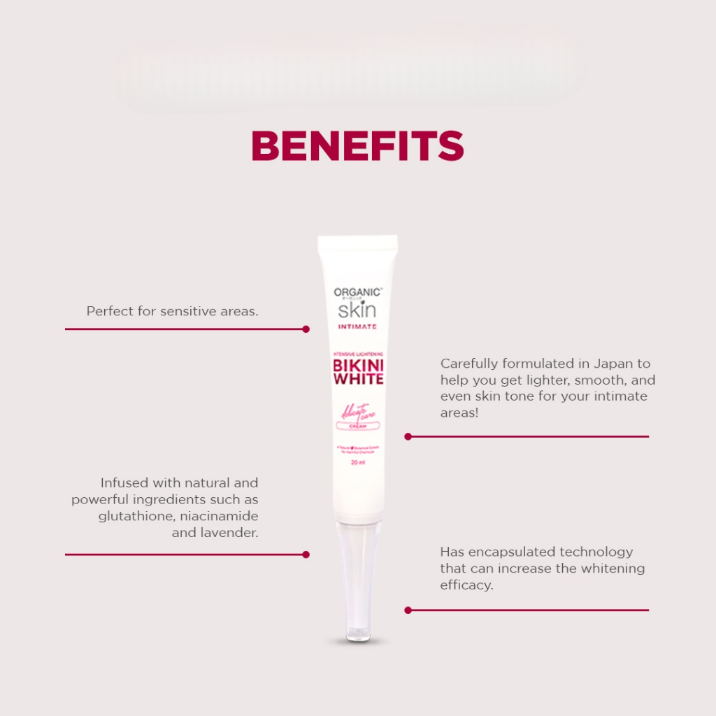 Organic Skin Japan Bikini Whitening Cream 30ml