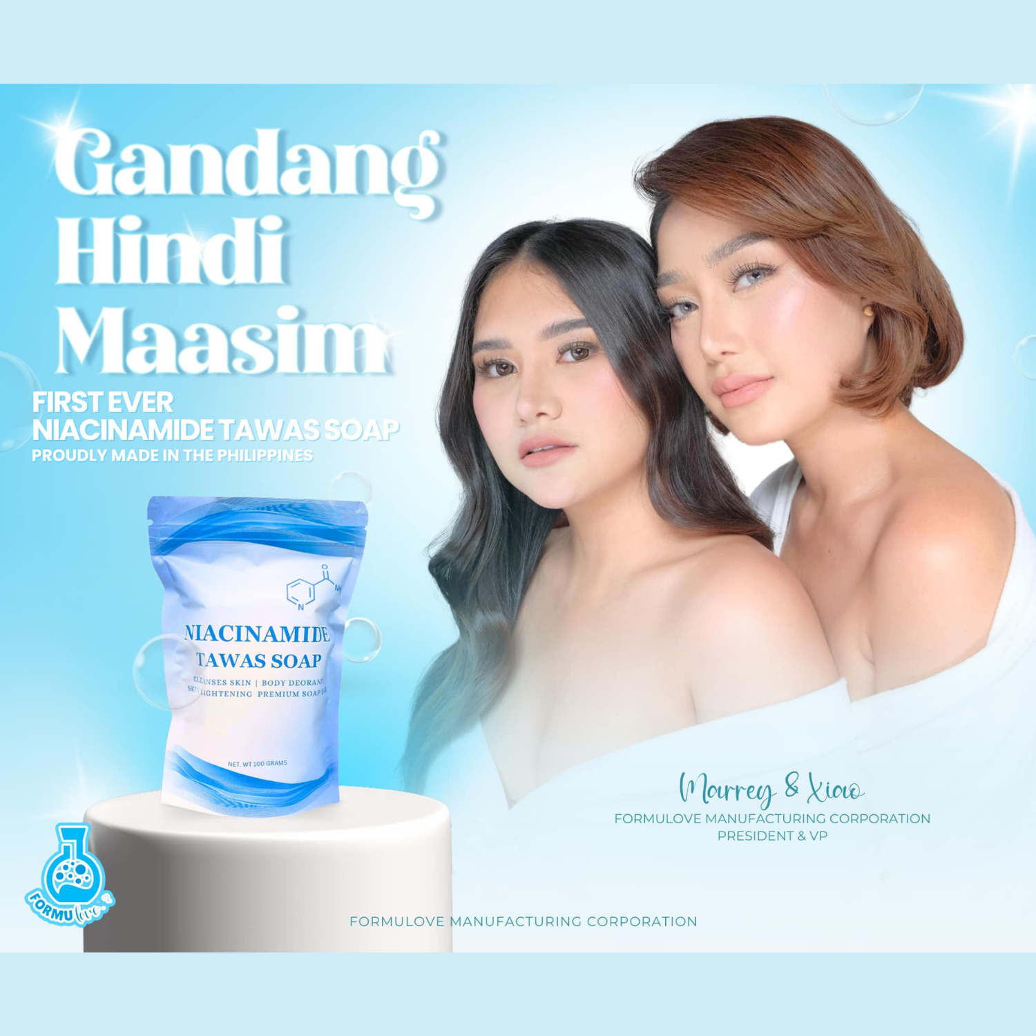Formulove Niacinamide Tawas Soap 100g