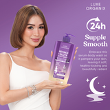 Luxe Organix Retinol + Gluta Youthful Radiance Whitening Serum Perfume Infused Body Wash 1000g