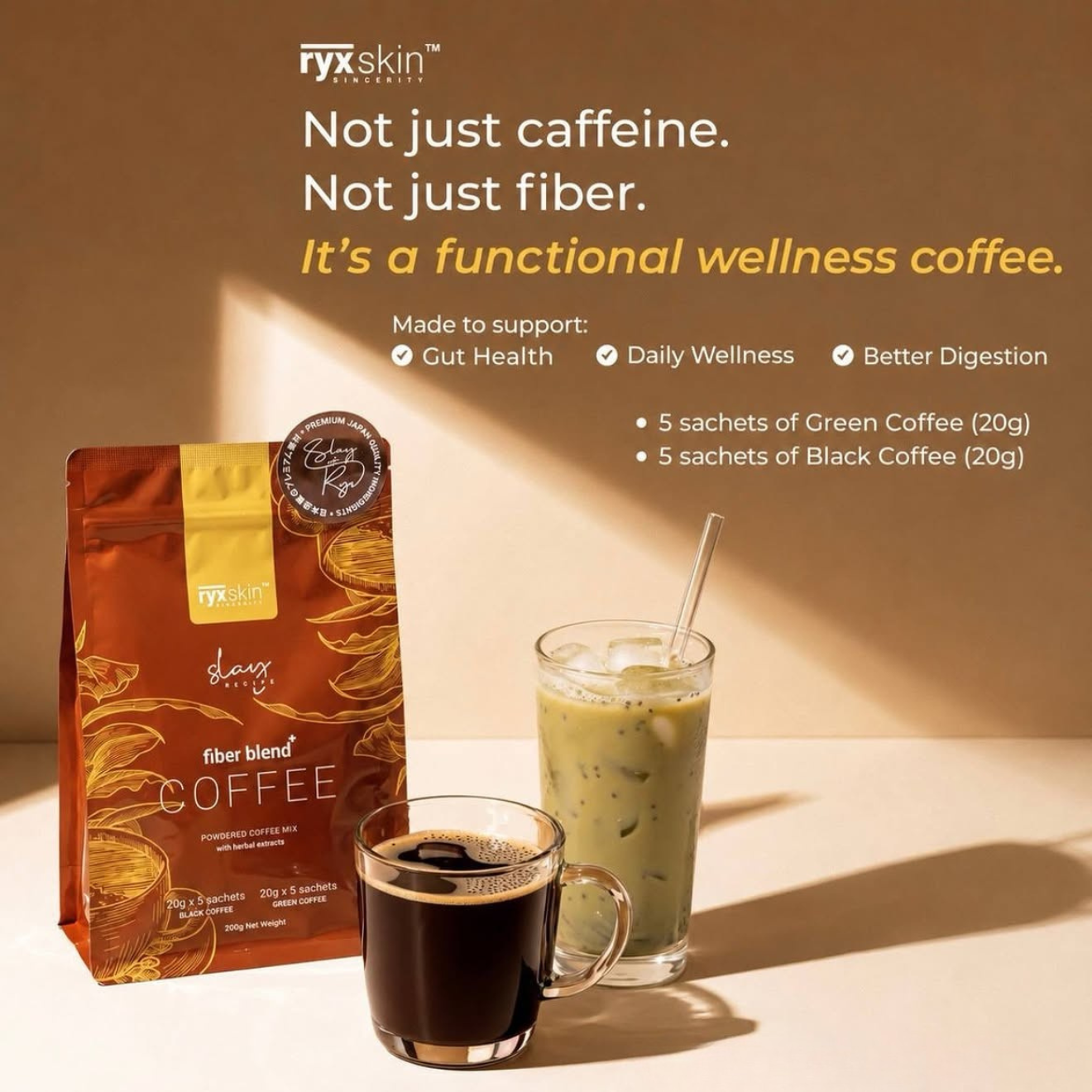 RyxSkin Sincerity Fiber Blend+ Coffee