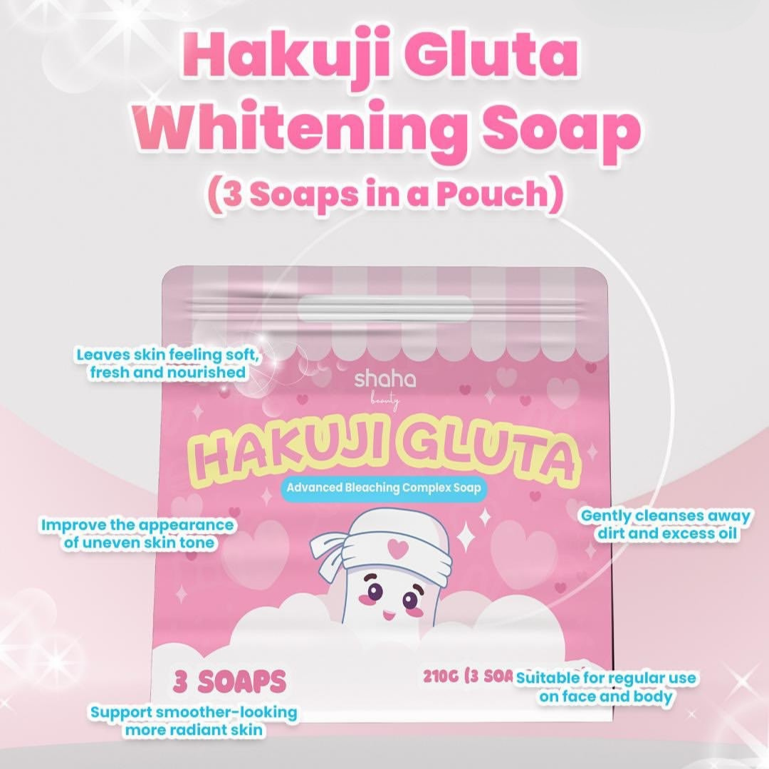 Shaha Beauty Hakuji Gluta Advanced Bleaching Complex Soap