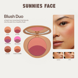 Sunnies Face Healthy Touch Blush Duo [Two-Tone Powder Blush]