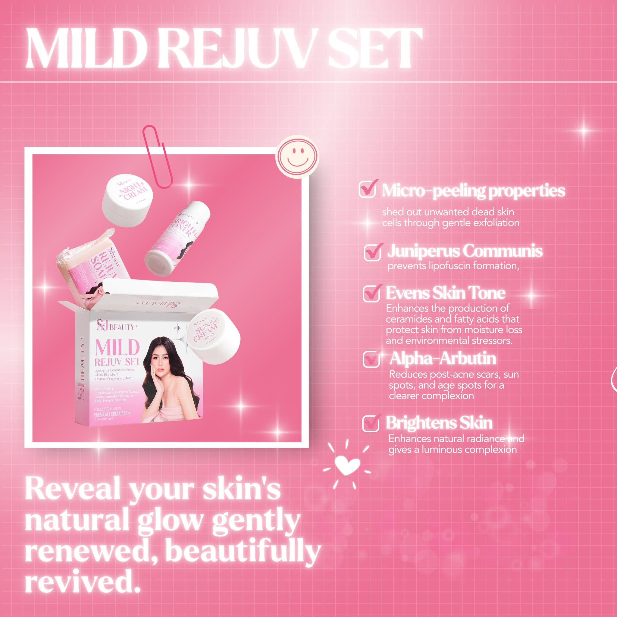 S and J Beauty Mild Rejuv Set