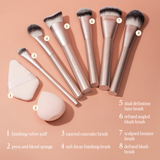 Happy Skin x Marj Define + Refine Precision 8pc Brush Collection