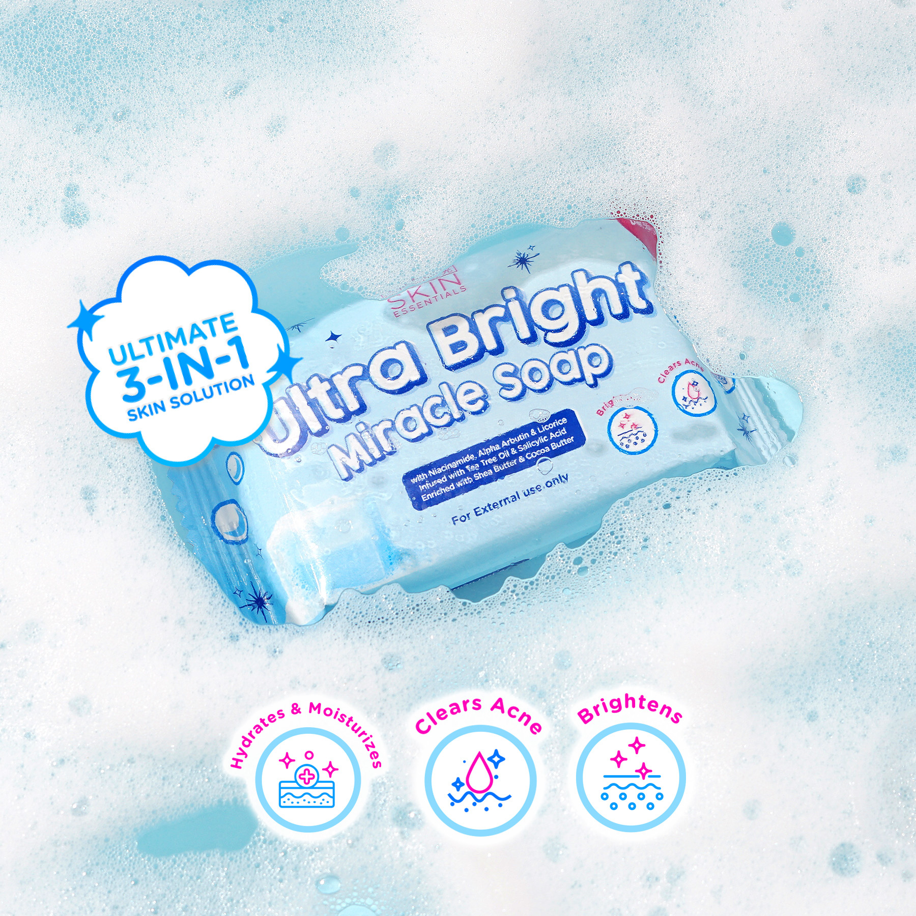Hikari Skin Essentials Ultra Bright Miracle Soap